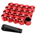 20 Pcs Car Wheel Nut Caps 17mm/19mm/21mm Auto Hub Screw Cover Black Plastic Anti Dust Car Wheel Nut Bolt Covers Tire Accessories