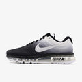 Nike's New Visual Full-Length Air Cushion Comfortable Shock-Absorbing Fitness Daily Men's Running Shoes Air Max Series Lightweight Durable Wear-Resistant Casual Shoes Black and White Gradient Color Trendy Versatile Sneakers a