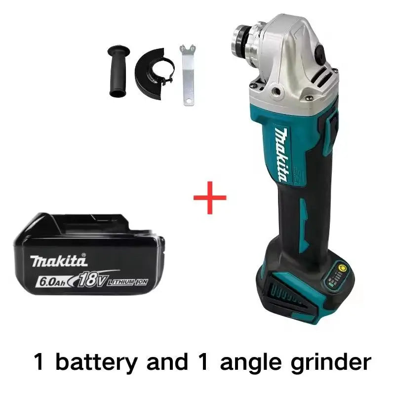 Makita DGA404 18V Brushless Electric Angle Grinder 125mm Cordless Grinder Metal Wood Grinding Polishing Cutting Power Tool