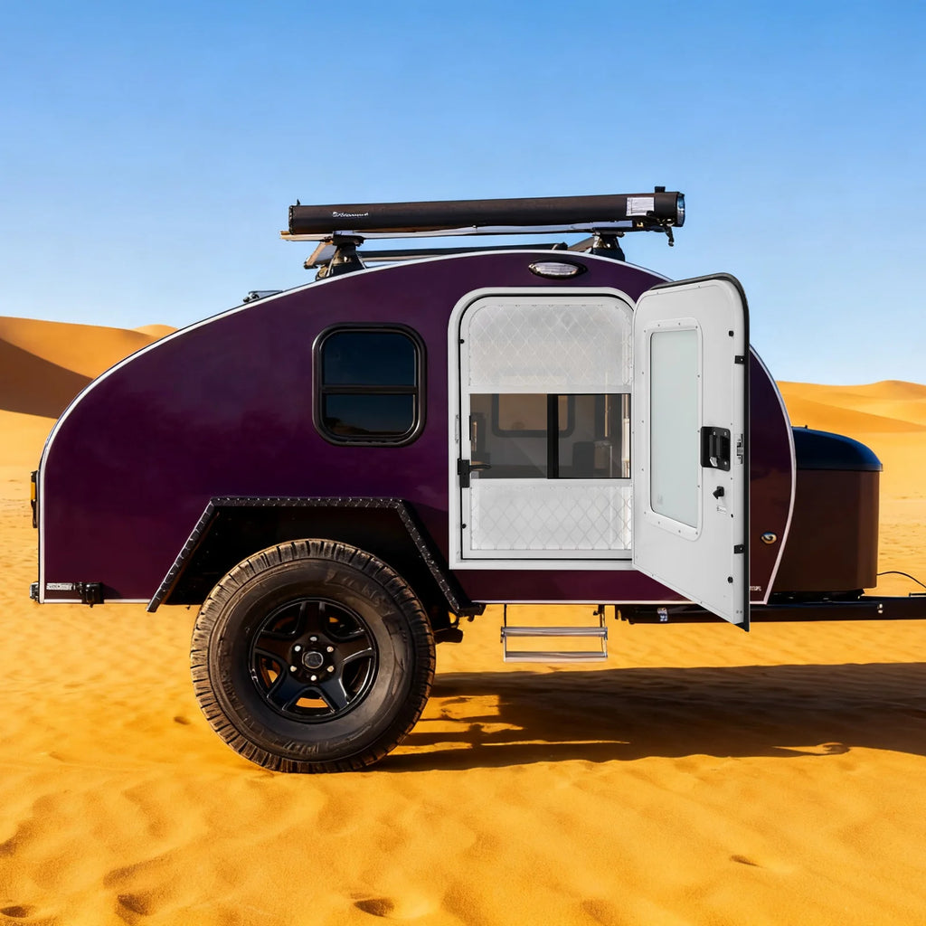 Lockable RV Door Passenger Side/Driver Side RV Door Aluminum Entry Door with Lock Wall Thickness 30-60mm for RVs/Trailers