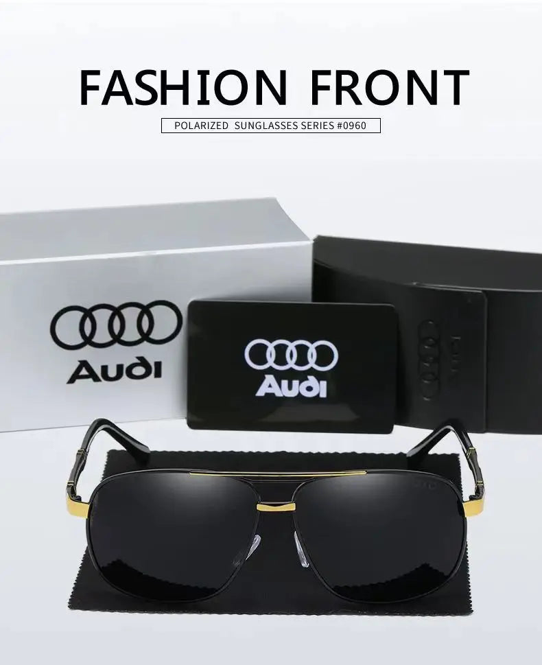 For Audi A4 A6 A8 Q5 Q7 High end luxury men driving polarized sunglasses, brand luxury anti glare, men and women Driver goggles