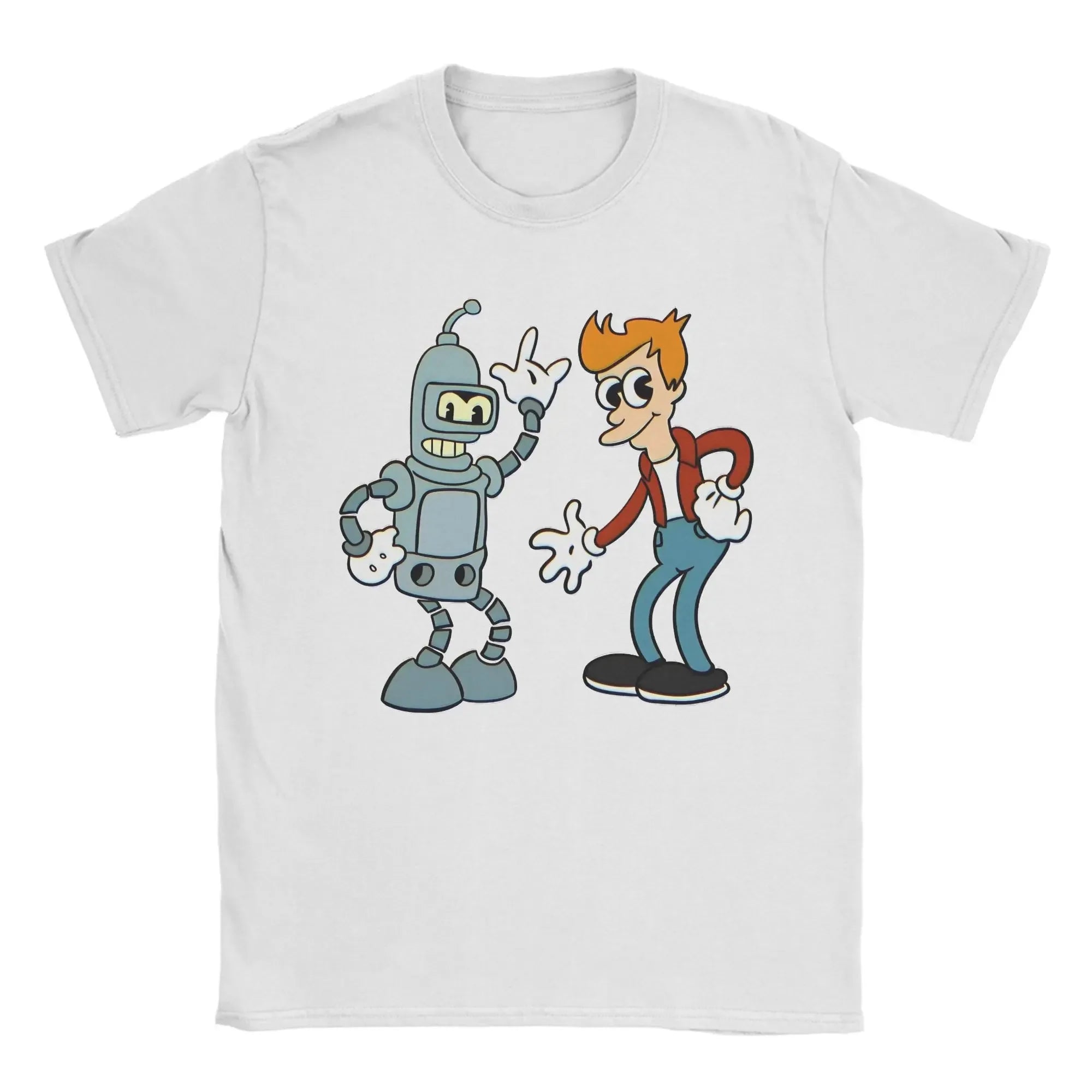 Hot Sale Futurama Bender Robot Peripherals Kill All Humans Funny Graphic Print T-shirt Men Women Cotton Oversized Summer New Tee