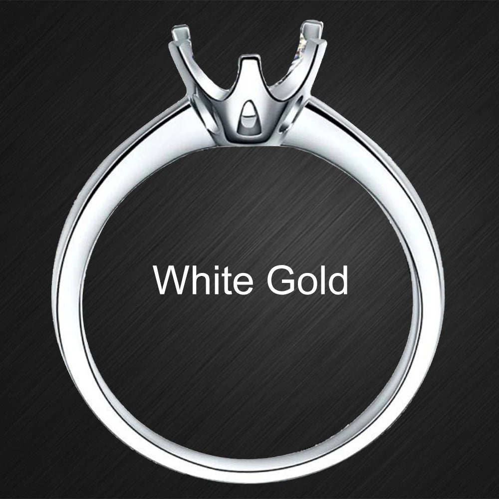 JOVOVASMILE Yellow Moissanite Ring 3 Carat 9x8mm Cushion 18k Yellow White Gold Fine Rings For Woman Romantic Gift