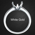 JOVOVASMILE Yellow Moissanite Ring 3 Carat 9x8mm Cushion 18k Yellow White Gold Fine Rings For Woman Romantic Gift