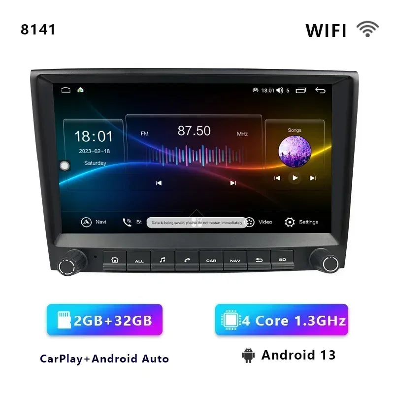 CHSTEK Carplay Android 13 Pour Porsche 911 987 997 Cayman Boxster Autoradio Lecteur Multimédia GPS WIFI 4G RDS Bluetooth