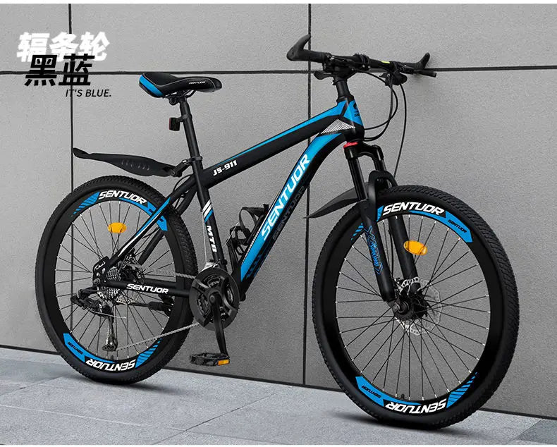 Mountain bikes for adults variable speed off-road racing shock-absorbing bikes for adults boys girls and students aged 8 to 15