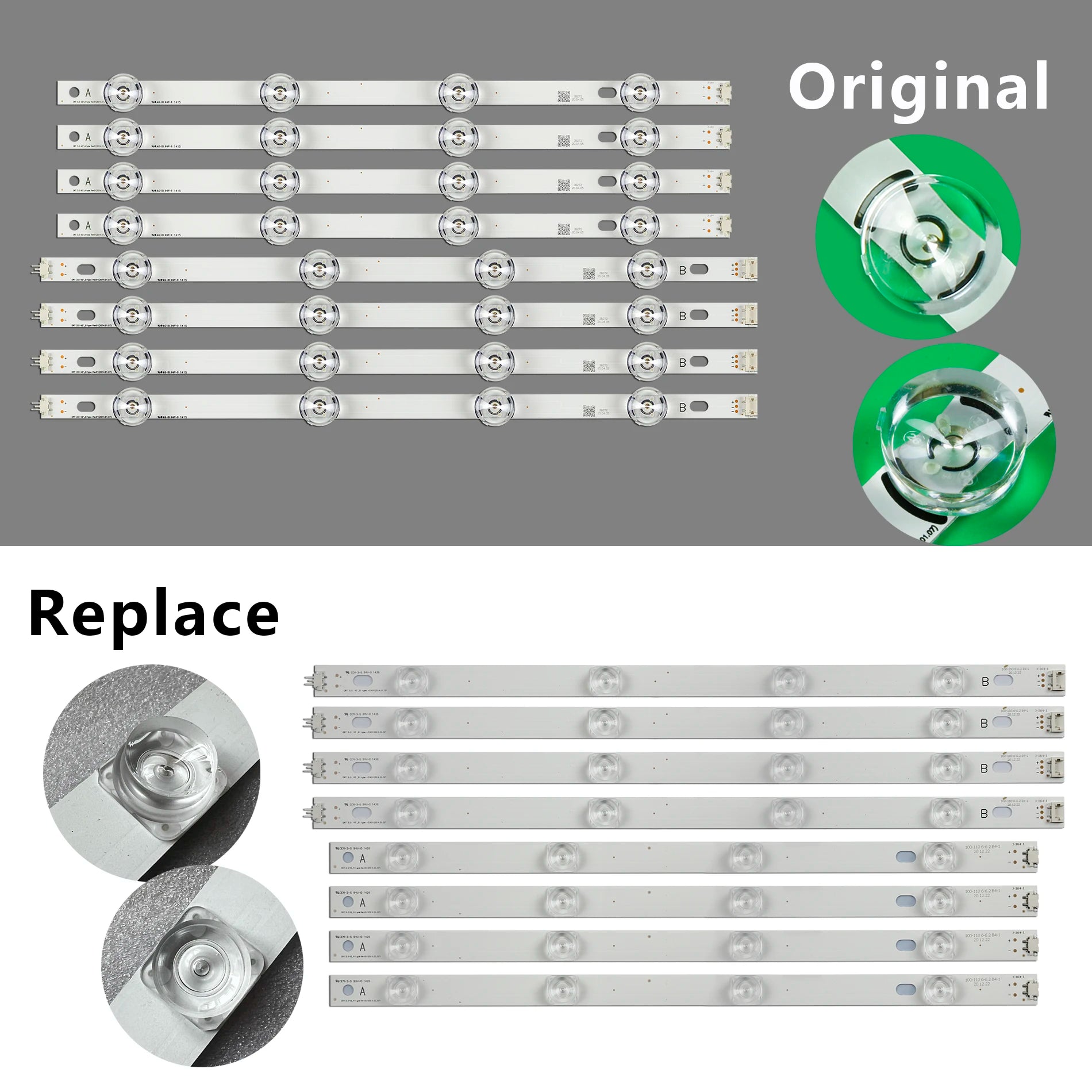 TV Backlight Array LED Strip Bar For 42LB580V 42LB5500 42LB6500 42LB650V 42LB551V 42LB552V 42LY310Ca 42LY310C 42LB5300