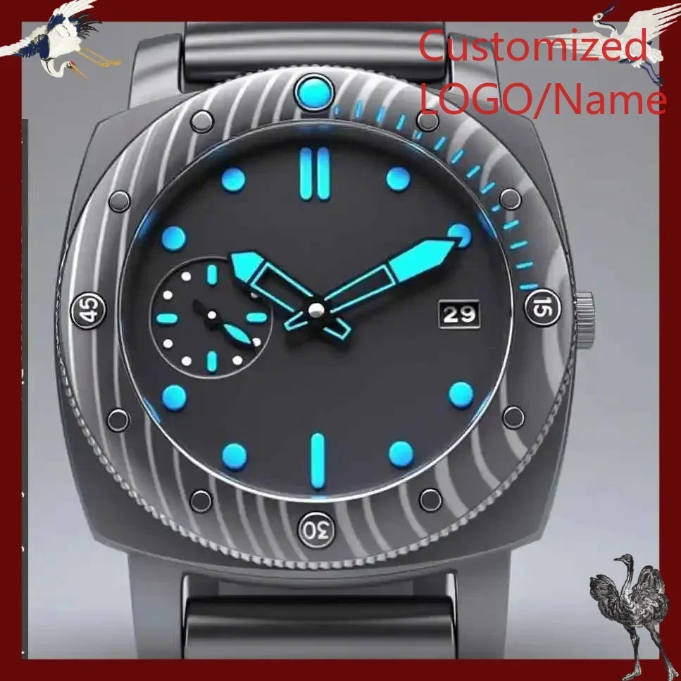 A186. Store Customized Watches 46mm men's watch, made of 904L steel, automatic movement