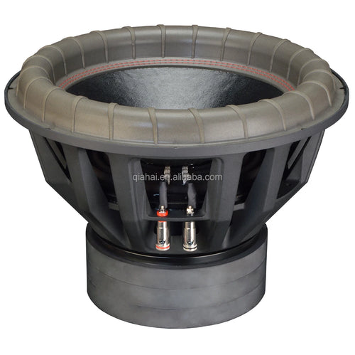 Subwoofer de voiture 15 pouces 2500W RMS Double bobine mobile 3 aimants Cône papier robuste Subwoofers 15 pouces pour audio de voiture 15100-058
