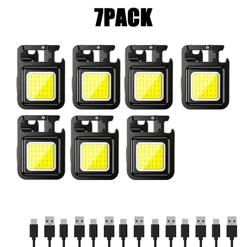 Mini USB Rechargeable Keychain Light