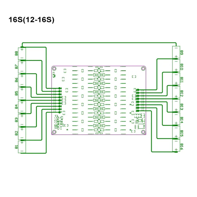 5A 5.5A  Active Equalizer Balancer Lifepo4 / Lipo/ LTO Battery Energy equalization Capacitor 3S 4S 5S 6S 7S 8S 14S 16S 20S 24S