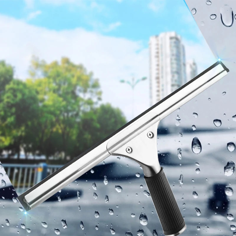 Glass Cleaning Squeegee Window Wiper Window Cleaning Tool Rubber Blade for Bathroom Shower Home Car dining table Glass Cleaning