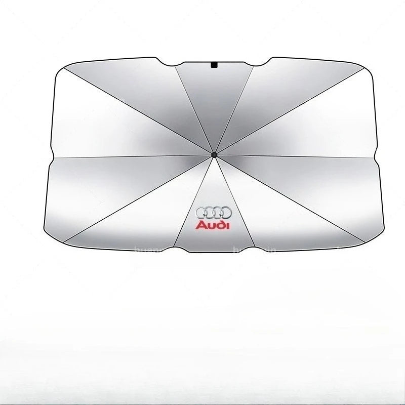 Car Sun Shade Umbrella Foldable Car Parasol Windshield Sunshade Cover Visor For Audi A3 A4 A6 A7 A8 Q2 Q3 Q4 Q5 Q7 Q8 TT Sline