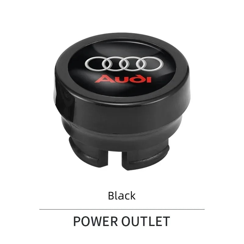 For Audi A1 A2 A3 A4 A5 A6 A7 A8 Q1 Q2 Q3 Q4 Q5 Q6 Q7 Q8 TT RS6 S5 B9 C6 B6 Car Cigarette Lighter Cover DustProof Decoration Cap