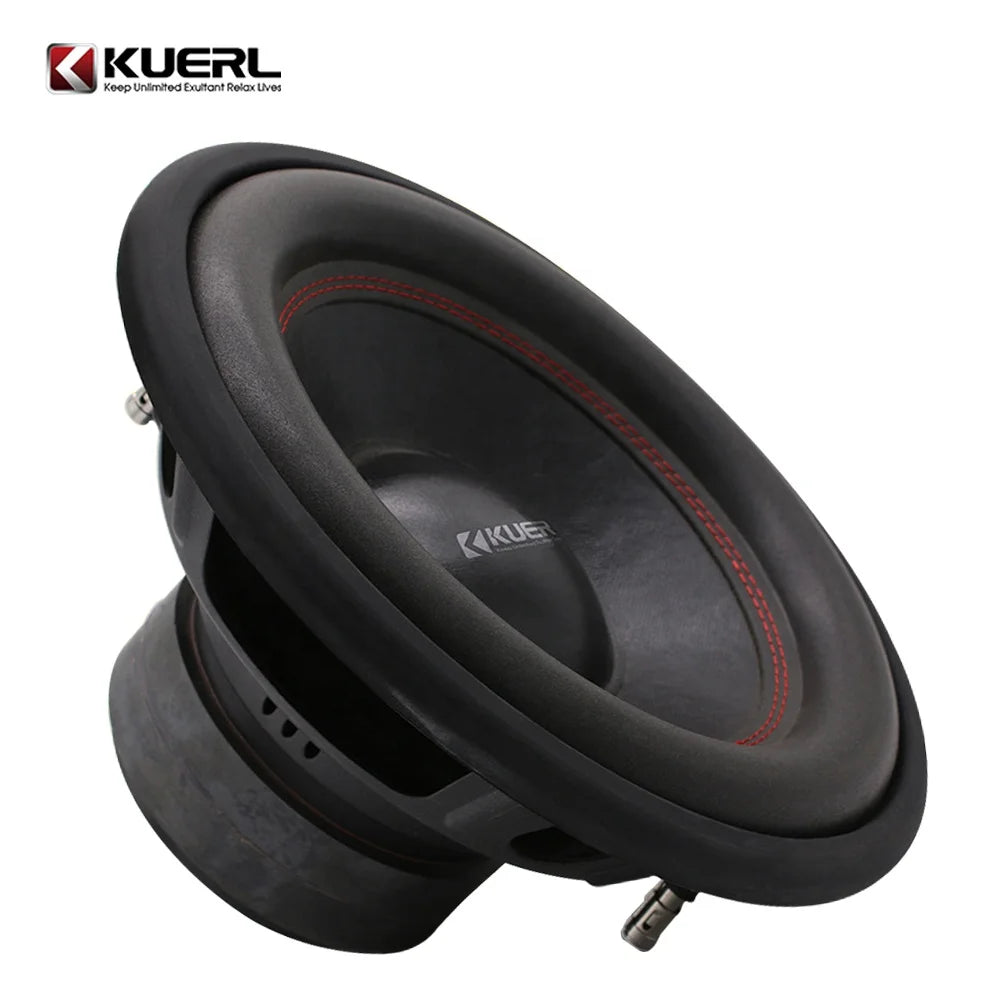 Haut-parleur de subwoofer de voiture double bobine gros haut-parleur audio pur basse refit professionnel 10 pouces-RMS 200W/RMS-260W-12 pouces