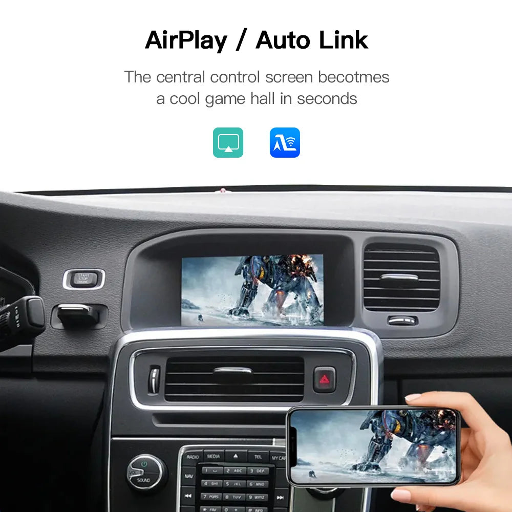 Wireless Carplay for Volvo XC60 S60 V40 V60  XC90 S90 Module Car Accessories Android Auto Airplay Mirror Link