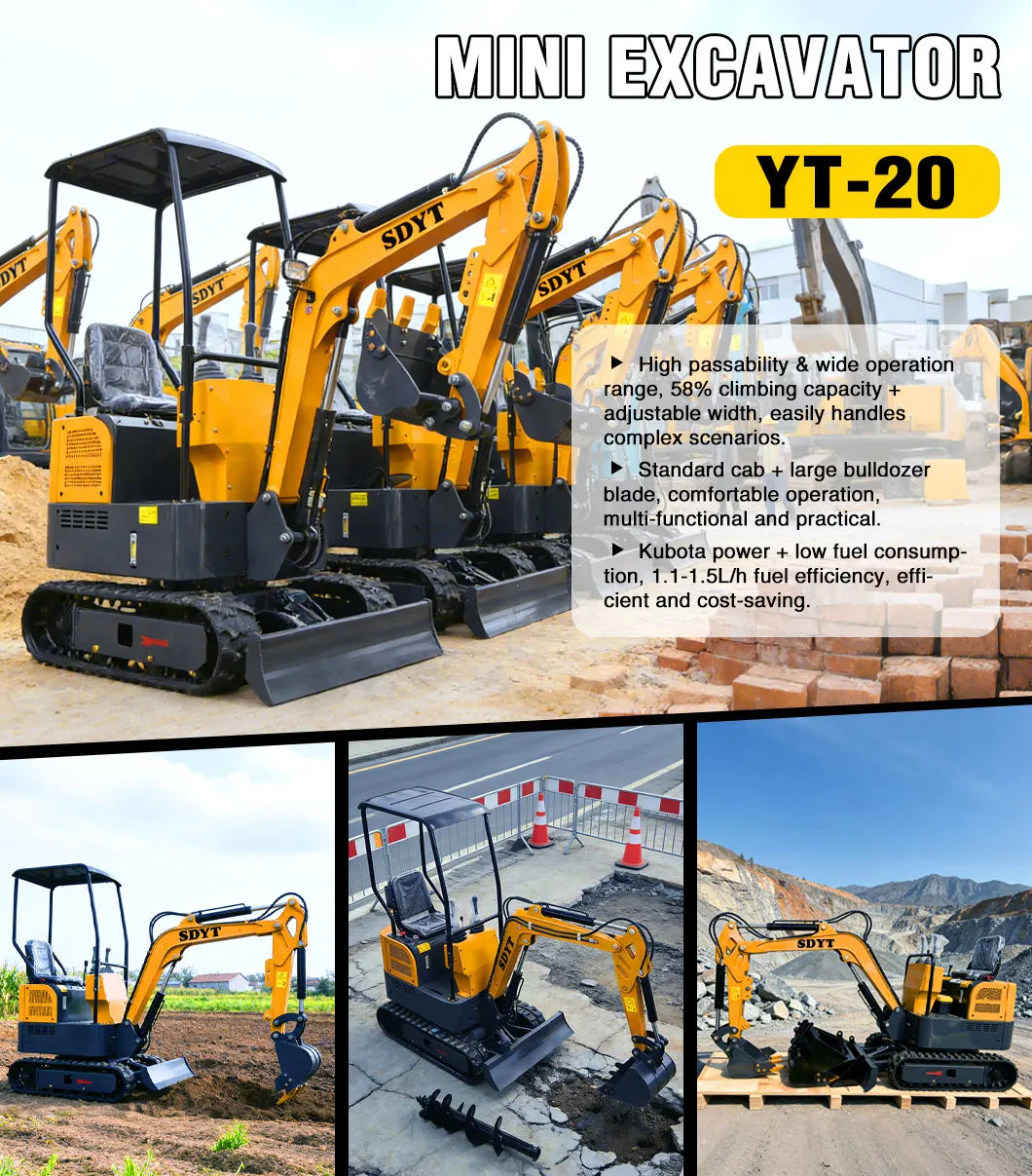 2026 Fast Delivery Mini Excavator Compact Design Eu Compliant For Landscaping Customized For Sale