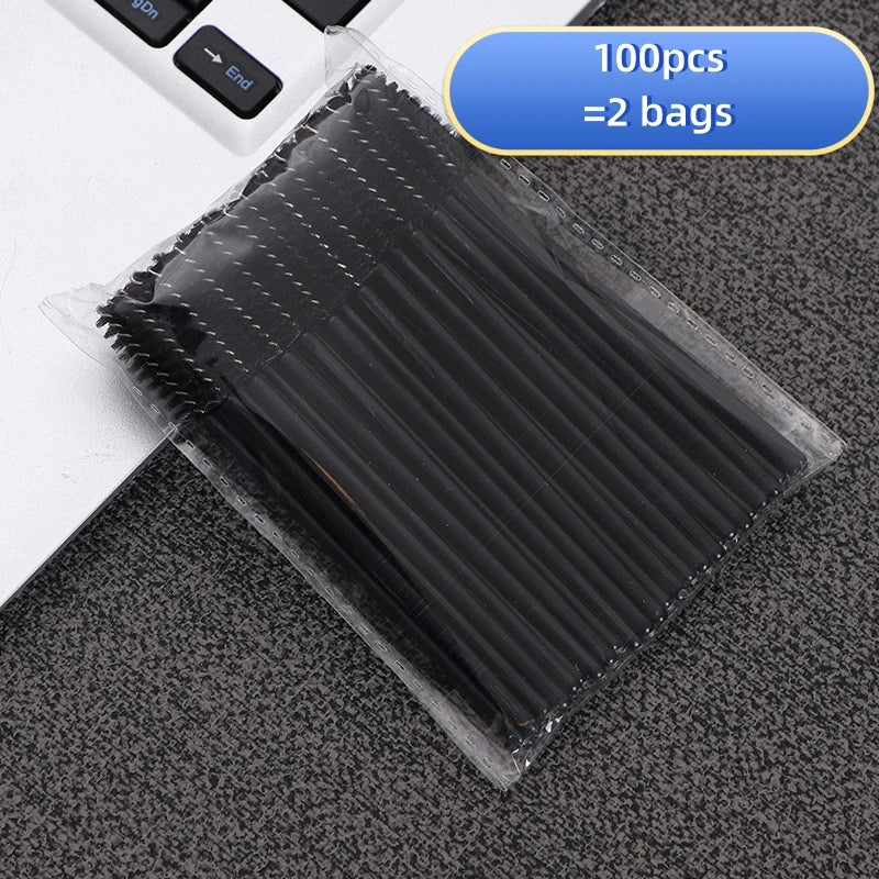100/200/500Pcs Crystal Eyelashes Brush Comb Disposable Eye Lashes Extension Mascara Wands Makeup Professional Makeup Beauty Tool