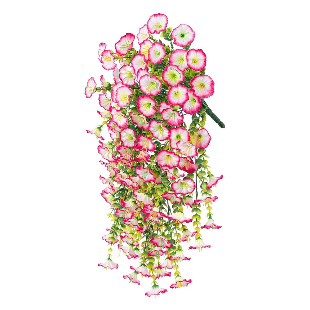 1/2pcs Artificial Morning Glory 75cm Hanging Fake Plant Fake Garland for Home Garden Wedding Outdoor Party Decor DIY Garden Arch