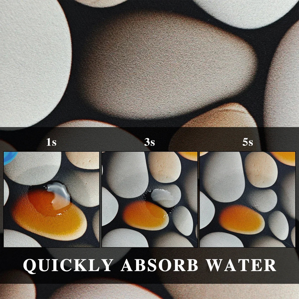 Luxury Diatomite Mud Bath Mat Bathroom Super Absorbent Shower Foot Mats Non Slip Quick Dry Toilet Carpet Room Rugs Doormat 욕실 매트