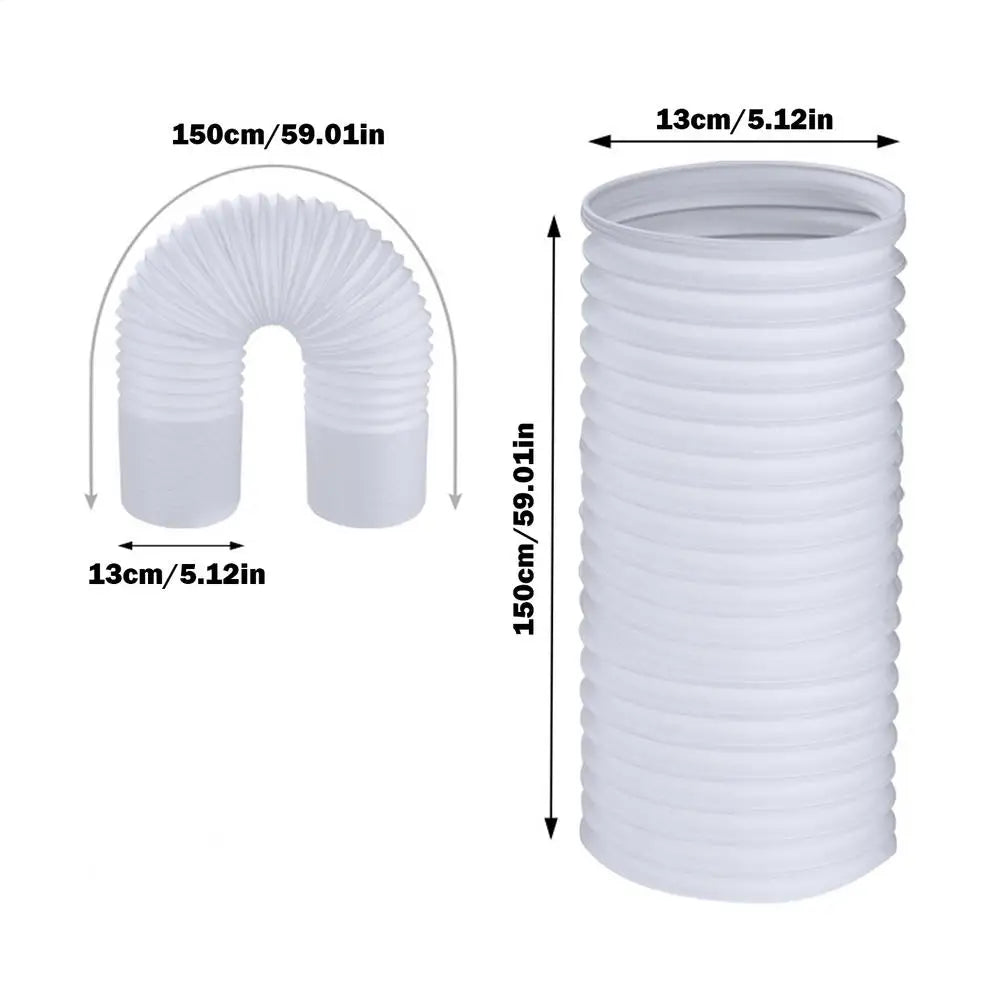 Portable Air Conditioner Exhaust Hose Flexible Conditioner Exhaust Hose Tube Portable Ac Vent Hose Replacement for Mobile AC
