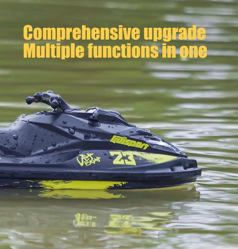 UDI023 RC Speedboat 2.4G Jet Spray RC Boat Remote Control Ship Waterproof Self-Righting LED Lights RTR High-Speed Models Toys