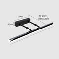 Indoor Bathroom Mirror Wall Lamp Metal Material Electroplate Body Retractable Sconce Light LED Dressing Table Mirror Wall Lustre