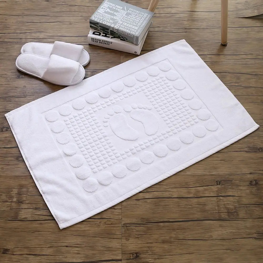 White floor towel cobblestone foot parten hotel home grey bathroom mat bath mats cotton non-slip water absorption bathtub towels