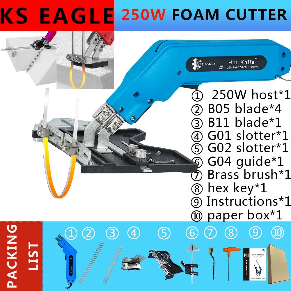 KS EAGLE Electric Foam Cutter Hot Wire Thermal Knife for Polystyrene Cut Styrofoam Knife Electric Hot Wire Foam Cutting Machine