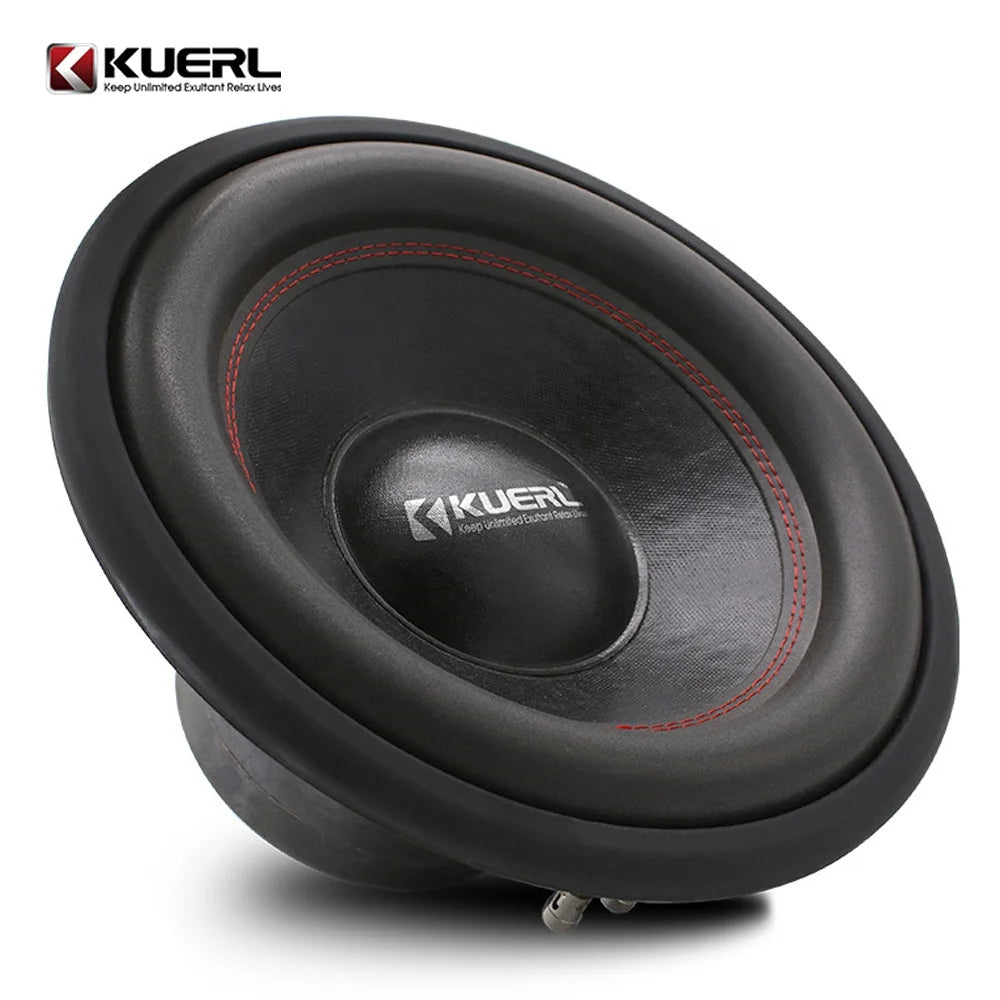 Haut-parleur de subwoofer de voiture double bobine gros haut-parleur audio pur basse refit professionnel 10 pouces-RMS 200W/RMS-260W-12 pouces