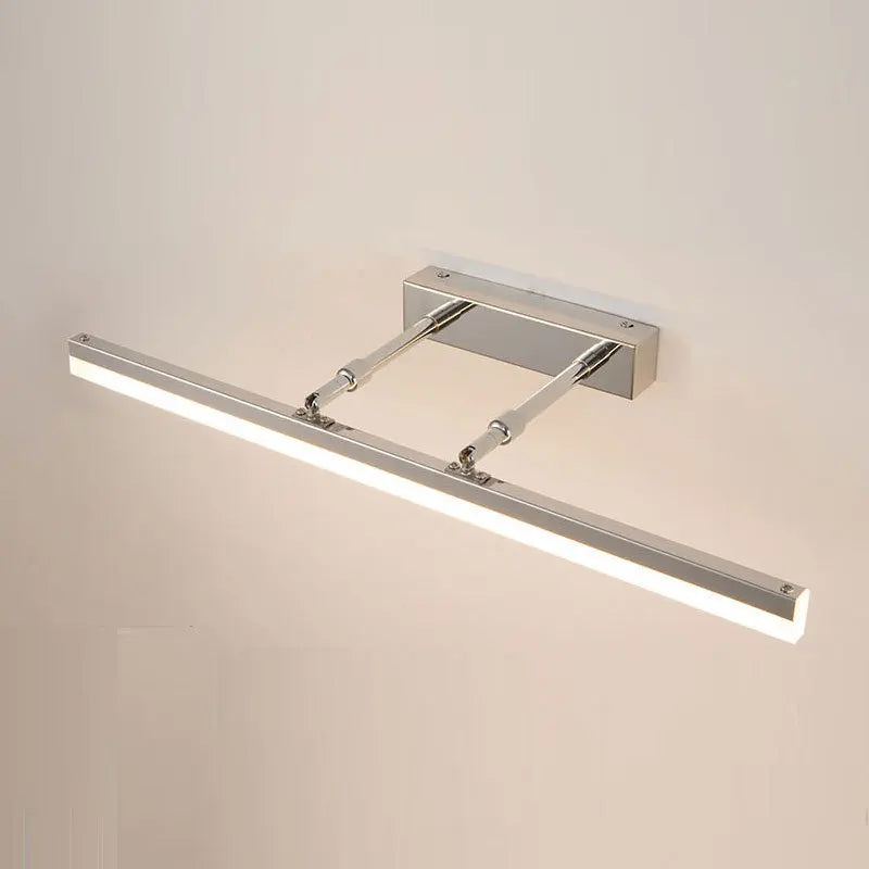 Indoor Bathroom Mirror Wall Lamp Metal Material Electroplate Body Retractable Sconce Light LED Dressing Table Mirror Wall Lustre