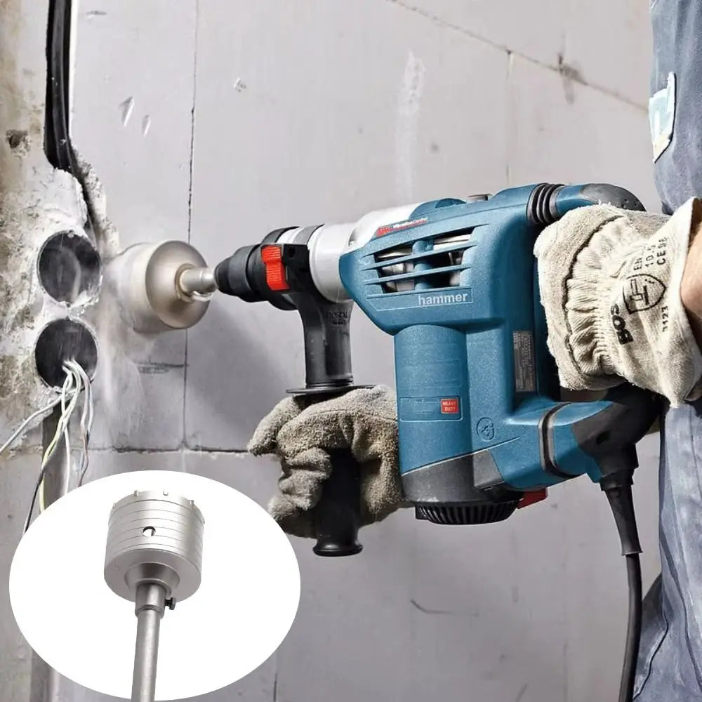 40mm-60mm Concrete Hole Saw Round Shaft Metal Cutting Masonry Construction Tool Heavy Duty High Strength