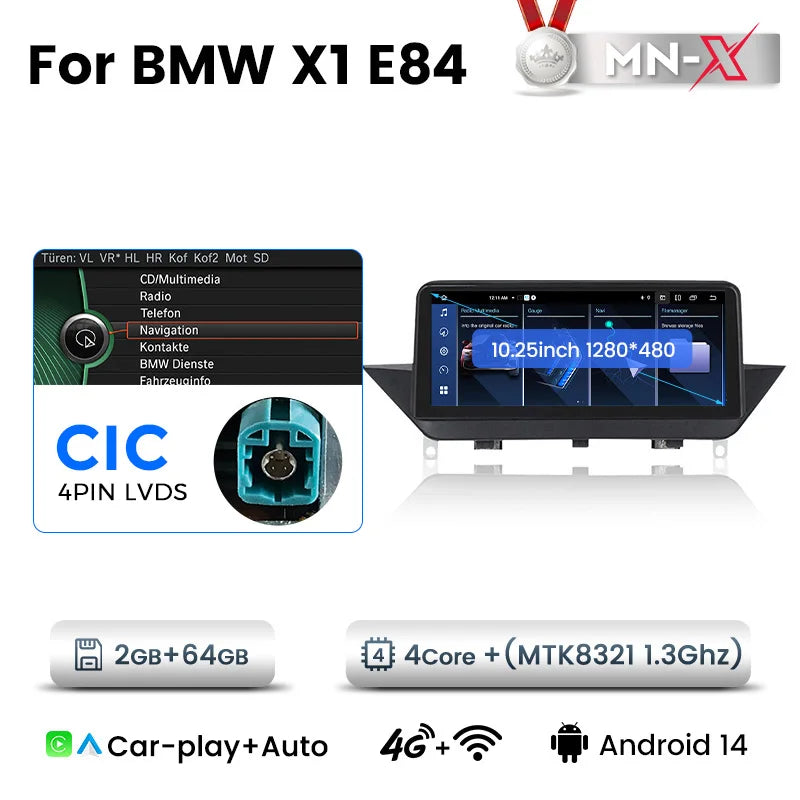 MEKEDE 128GB Android 14 Car Multimedia