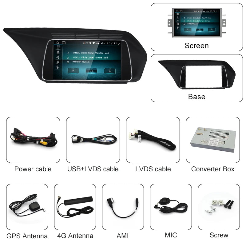 STWEI  New Factory Price 7inch Android 14 Car Multimedia Players For Mercedes Benz E Class W207 A207 GPS Navigation CarPlay AUTO