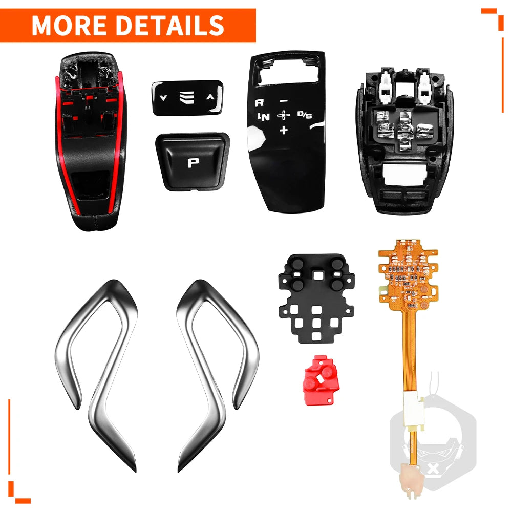 Car Gear Shift Knob M5 Shifter M Sport For BMW 5 Series G30 G31 2016+ G32 2017+ G11 G12 X3 G08 G01 X4 G02 Modification Accessory