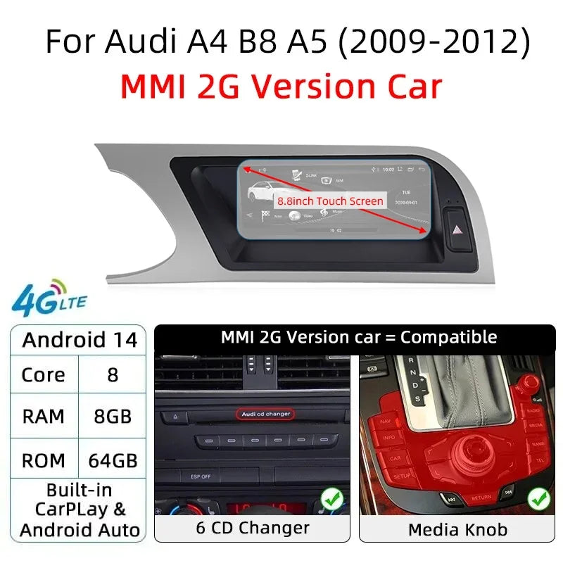 CarPlay for Audi A4 B8 A5