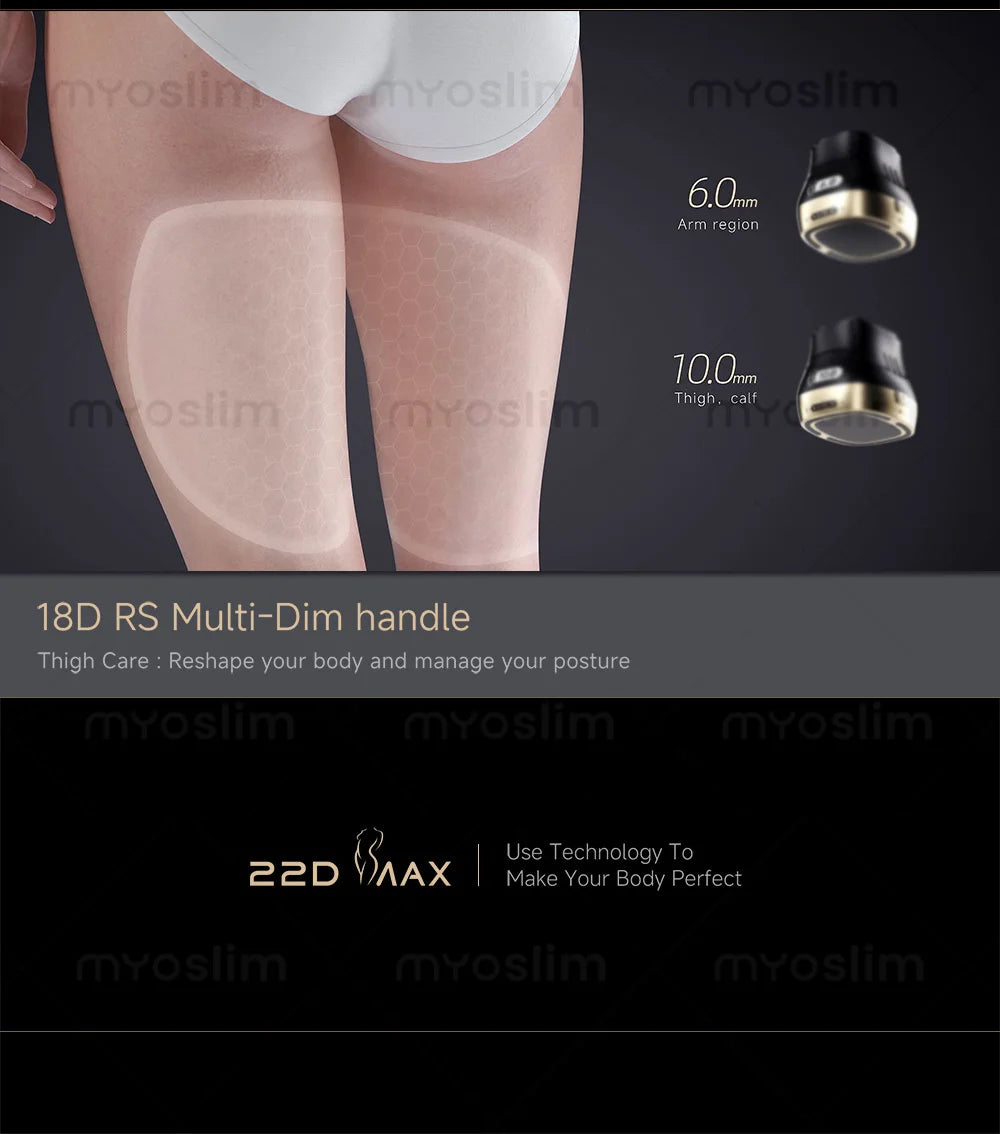 Professional 22D MAX 2 in 1 Portable Facial Lifting, Firming, Anti-Aging Beauty Device, 3D Sculpting Machine