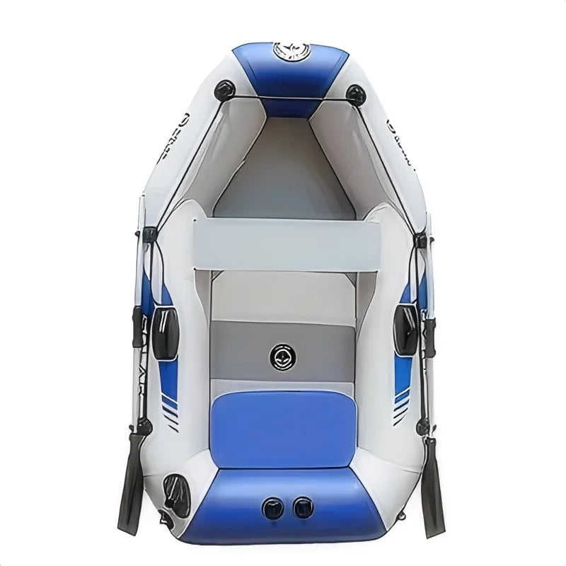 1.75M PVC Inflatable Fishing Boat with Air Mat Floor Surfing Canoe Racing Boats and Kayak Adult Watersport Outdoor Accessories