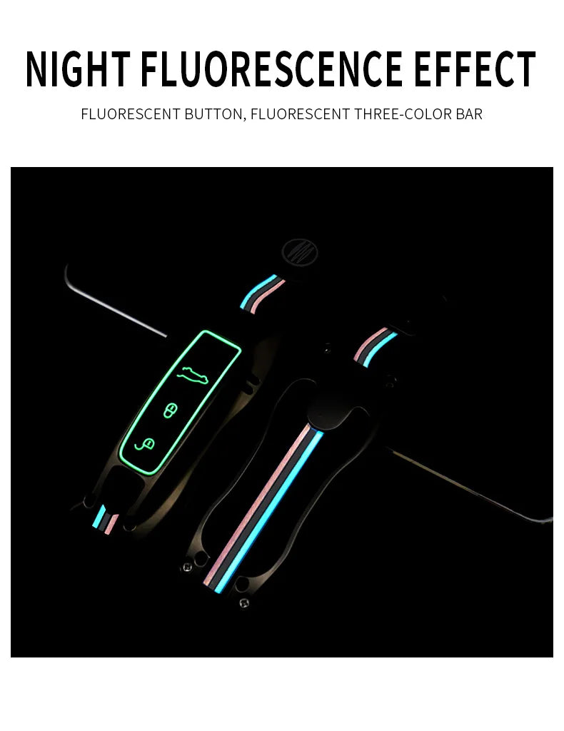 Zinc Alloy Car Smart Key Case Cover Shell Fob for Porsche New Cayenne Panamera 911 992 Taycan Car Protect Interior Accessories