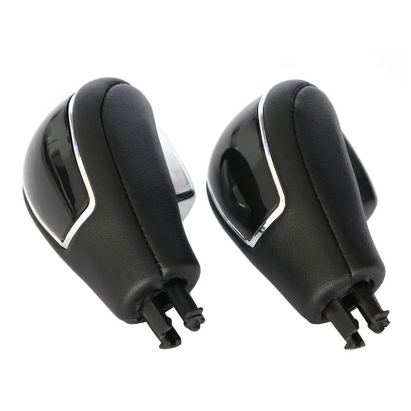 AT Leather Gear Shift Knob For Ford Mondeo MK4 S-MAX Kuga Galaxy MK1 Automatic Pen POMP Lever Handle Gearbox Gear Stick Ball Car
