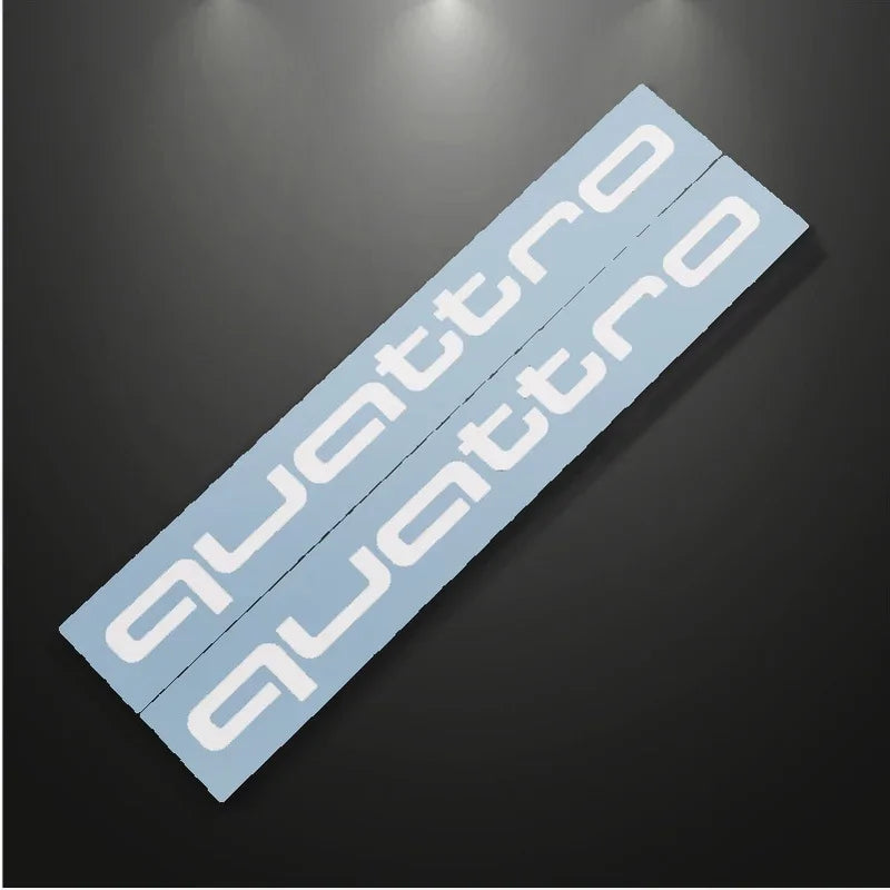 2pcs Car Body Reflective Stickers Decorative Stickers For Audi Quattro A1 A3 A4 A5 A6 A7 A8 Q2 Q3 Q5 Q7 S2 S3 S4 TT