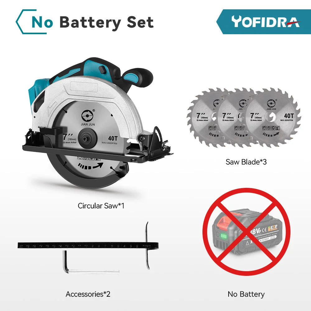 YOFIDRA 10800RPM Circular Saw