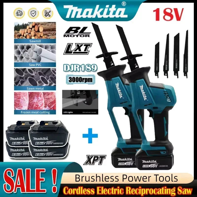 Makita Tools Wholesale Power Hot Air Gun Cordless Handheld Heat Gun Electric Reciprocating Saw Portable Saw Power Tools