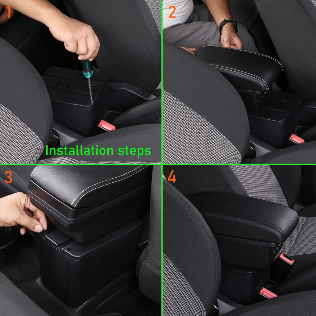 Accoudoir pour Suzuki Swift, boîte de rangement pour accoudoir de voiture Suzuki Swift, rehausseur d'accoudoir, détails intérieurs 2005-2025