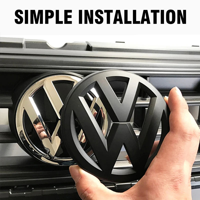 Volkswagen Car Logo Front Grille Rear Trunk Decoration Sticker For VW GTI Golf MK6 MK7 Polo Passat CC Tiguan T-ROC Jetta Arteon