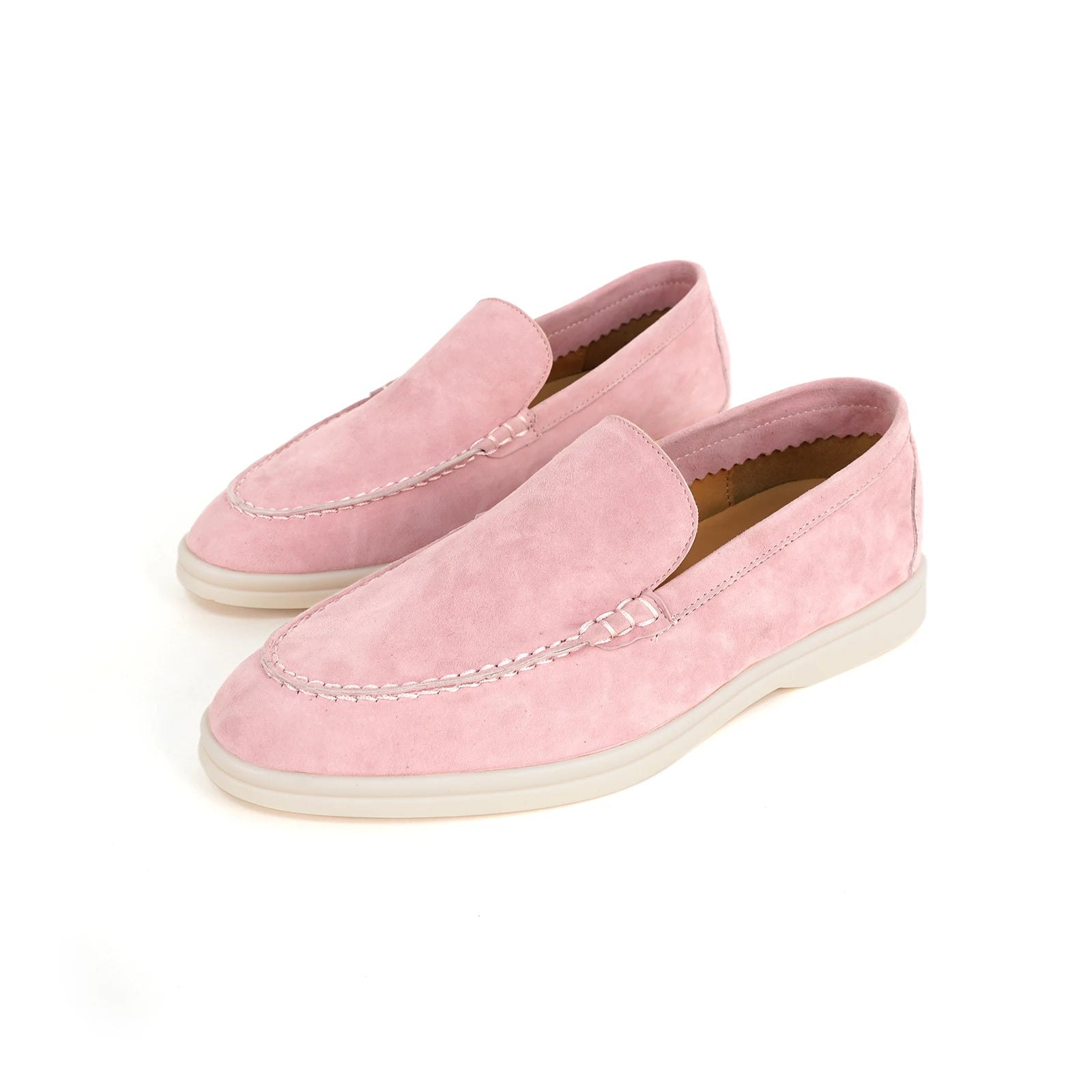 Spring and Autumn Hot Women's Le Fu Shoes Classic Round Head Shallow Mouth Genuine Leather Women's Shoes Retro Daily Shoes