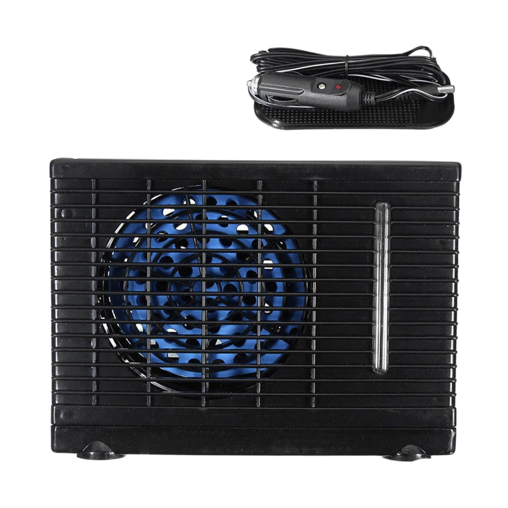 Car Air Conditioner 12V Electronic Water Cooling Adjustable Cooling Fan Removable Automobile Air Cooler Portable Water Chiller