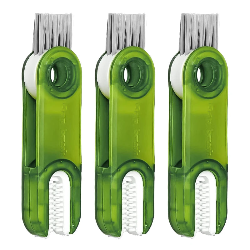 3-in-1 Cup Brush Multi-Functional U-Shape Cup Mouth Cleaning Brush Bottle and Mug Cleaner Household Kitchen Cleaning Tool