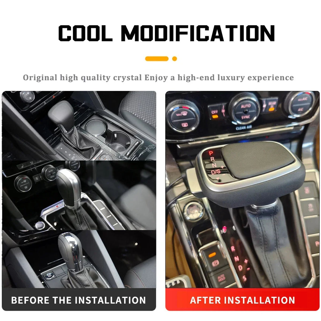 Led Gear Shift knob Dsg For Volkswagen Vw Golf 7 jetta Mk6 MK7 Passat CC B8 touran Tiguan Automatic Transmission Gearbox Handle
