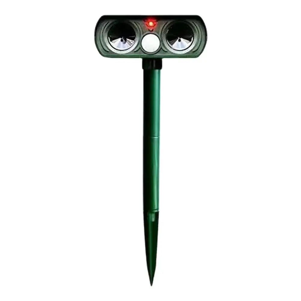 Outdoor LED Light Alarm Ultrasonic Cat Dog Repellant Solar Power Rechargeable Garden Repellers For Garden